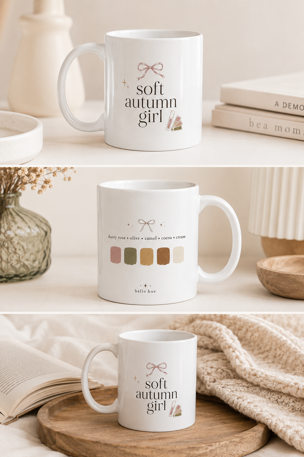 Soft Autumn Girl Mug | Seasonal Color Analysis Coffee Mug 11oz
